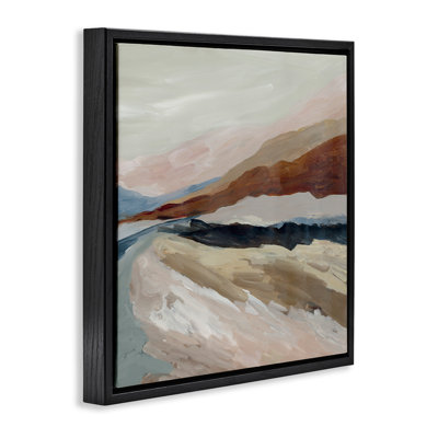 Shadows Of Dusk Landscape Floating Frame, design by Jacob Q