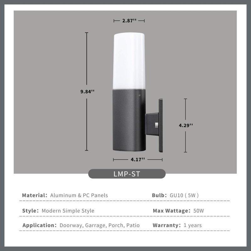 Aluminum Wall Light