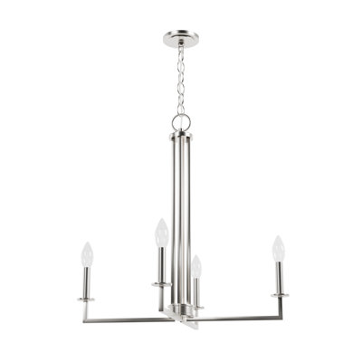 4 - Light Geometric Rectangle Chandelier