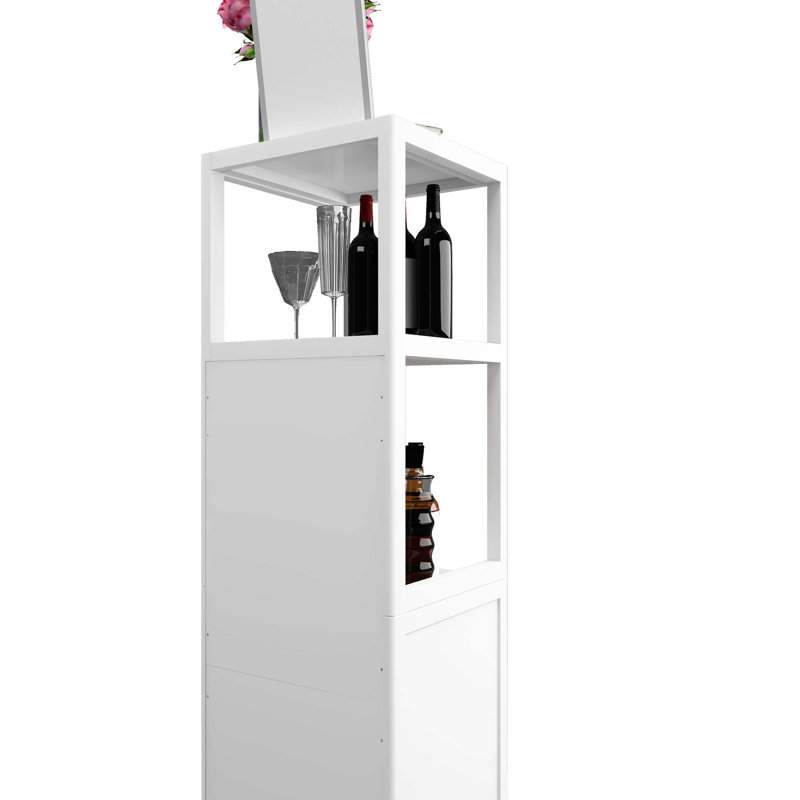 Linen Tower Bamboo Storage Cabinet