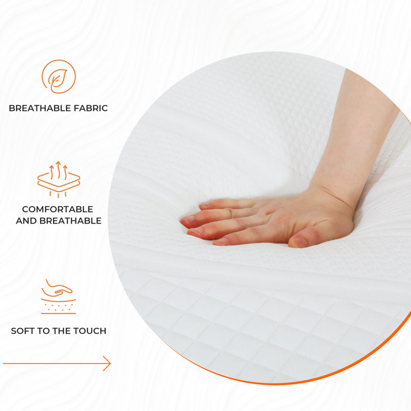 Matelas en mousse viscoélastique gélifiée 12 ", Très grand, 14"