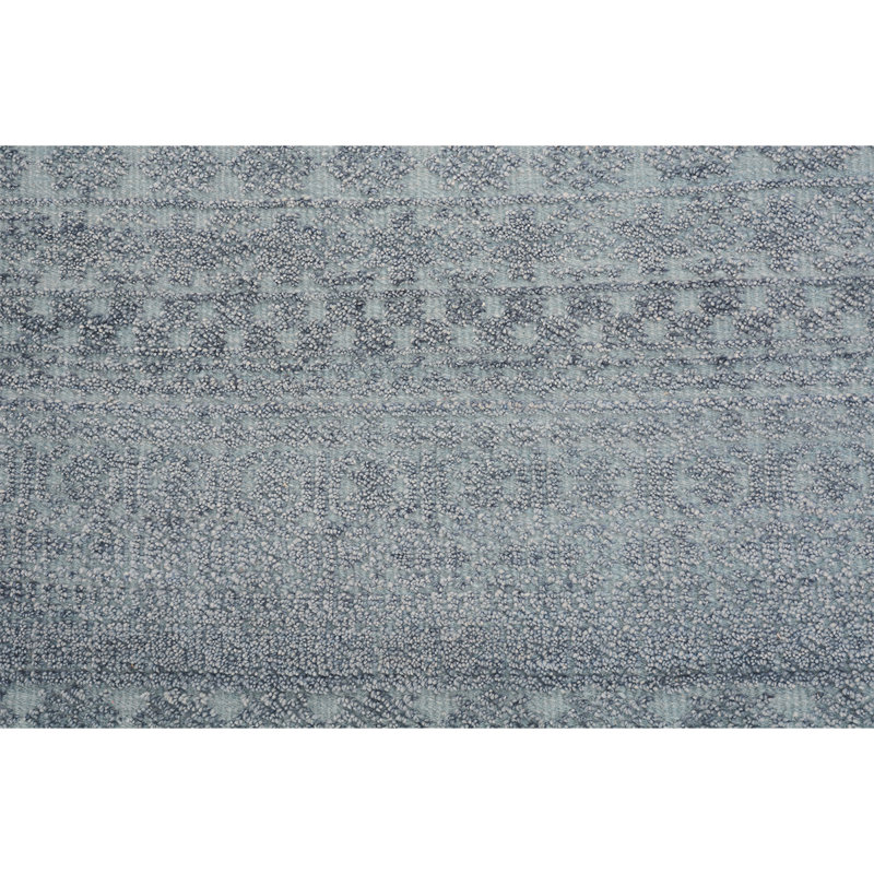 Wool Area Rug in Gray, Rectangle 8' x 10'