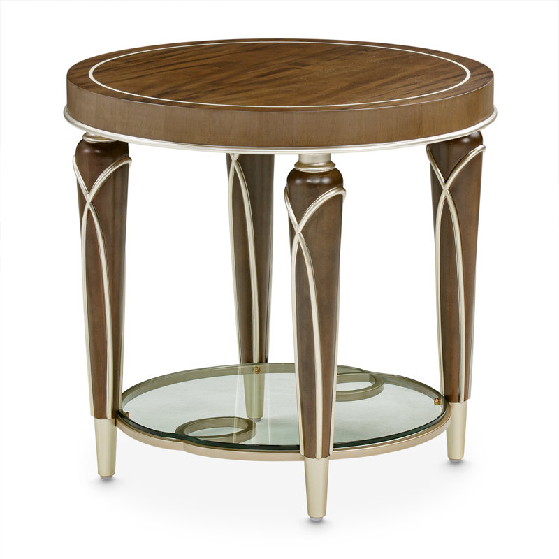 Table de bout Villa Cherie - Noisette