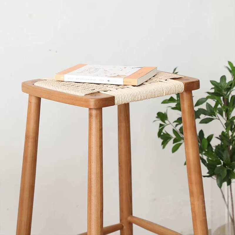 Chaise d'appoint Burlywood Beige (ensemble de 2), H 29,53 po x L 13,78 po x l 11,81 po