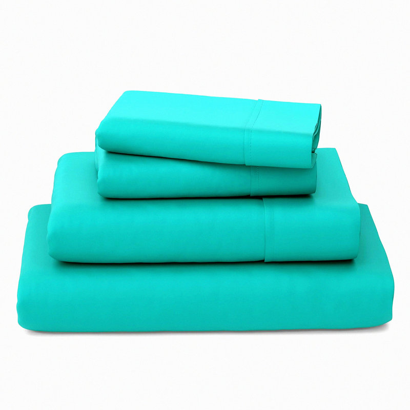 Cool Rayon From Bamboo Silky Soft Sheets - Luxury 4-Piece Bedding Set with Deep Pockets. Breathable Rayon Blend Derived from Bamboo for a Cooling Sleep Experience.