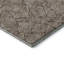 Tapis brun Prisco lavable à la machine de qualité supérieure-555621008