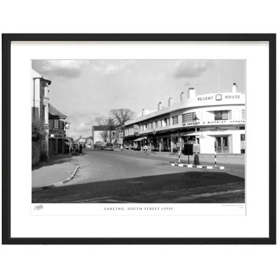 Lancing, South Street C1955 by Francis Frith - Single Picture Frame Print