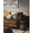 Aaliana Black and White Patterned End Table