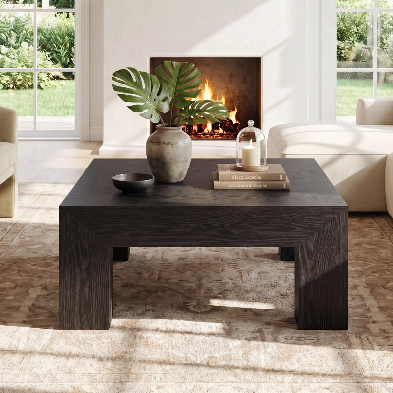 Table basse 39,37 po Farmhouse Square, Noir