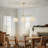 3-light Modern Linear Linen Drum Pendant-1045473329