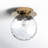 Chandre Glass Flush Mount