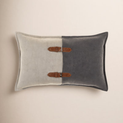Placide Cotton blend Lumbar Rectangular Pillow