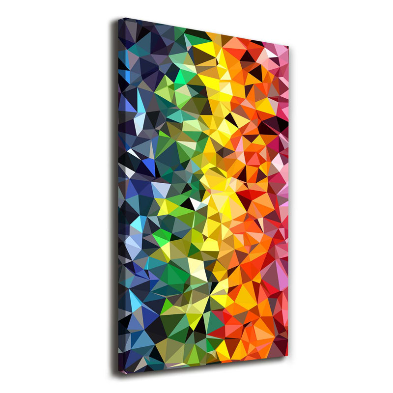 Geometric Background - Wrapped Canvas Print
