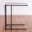 Glass Top C Table Side Table Set
