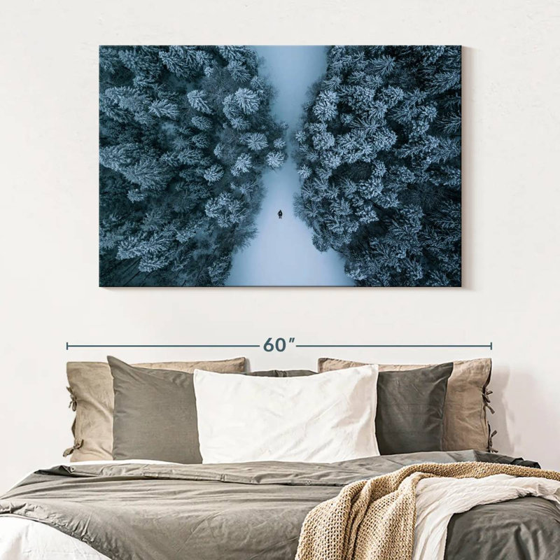 Alvord Snow Covered Pines, 34" H x 51" W