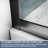 36 in. W x 36 in. D x 71 in. H Sliding Frameless Corner Shower Enclosure in Matte Black with 1/4 in. Grid Glass-123589986-123589985
