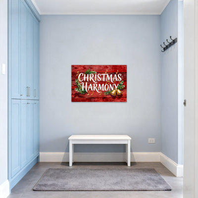 Christmas Christmas Harmony With Bells And Music Notes
