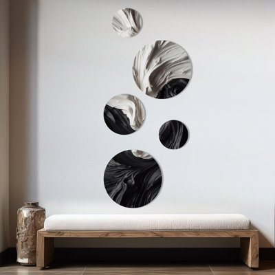 Abstract Wall Decor on Metal