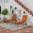 Sunbrella 72" x 22" Outdoor Chaise Lounge Cushion with Ties and Loop-171306857