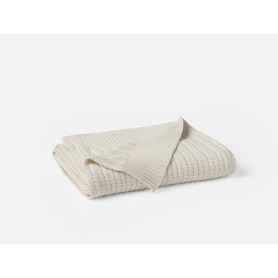 Casa Loma Organic Knit Throw Blanket