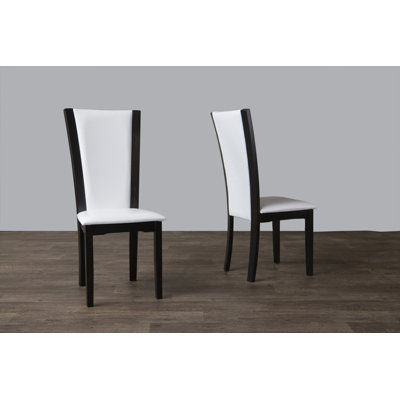 Davy 18'' H Faux Leather Upholstered Parsons Chair