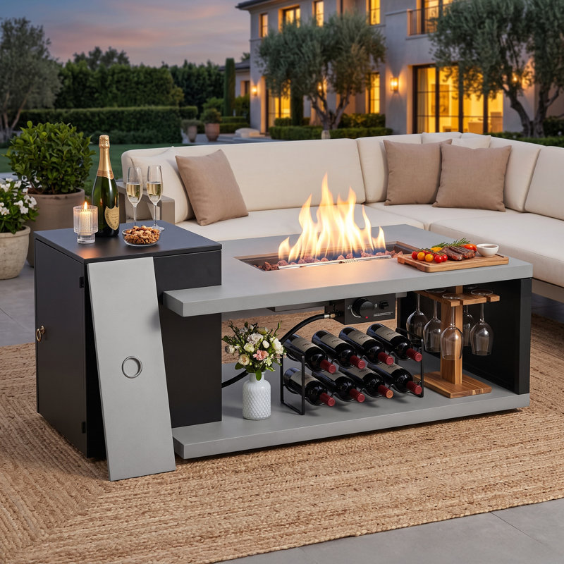 Square Fire Pit Table