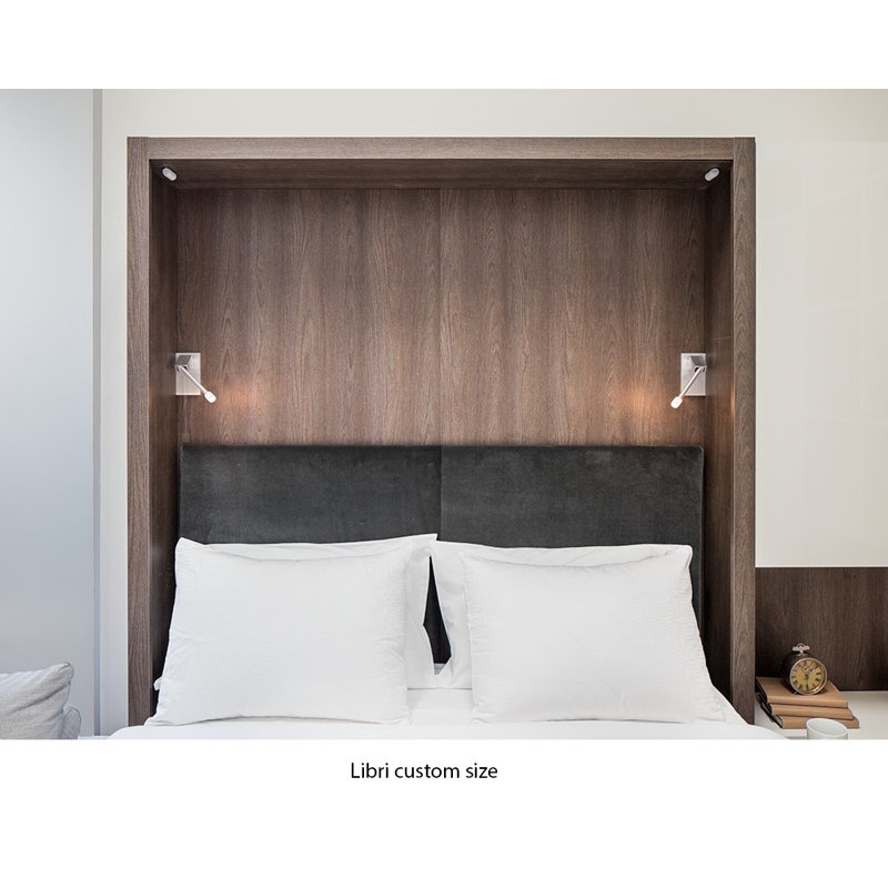 Libri 1 - Light LED Armed Sconce, Brushed Aluminum