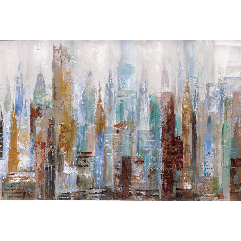Impression City - Wrapped Canvas Art Prints, 20cm H x 30cm W