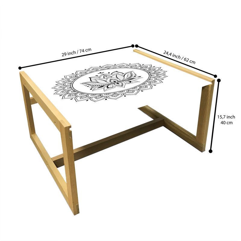 Jahi Sled Coffee Table, 62cm H x 74cm W x 40cm D