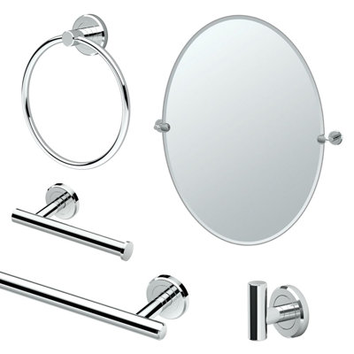 Latitude2 5 - Piece Bathroom Hardware Set