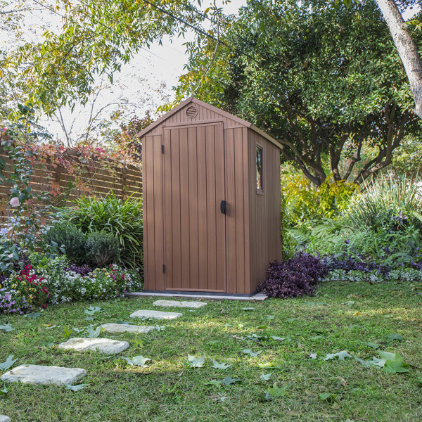 Keter Darwin 4 x 6 Shed (Brown) | Wayfair.ie