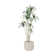 78.6'' Artificial Dragon Tree In A Shell Designed Fiberstone Planter Perfect For Indoor And Outdoor Use
