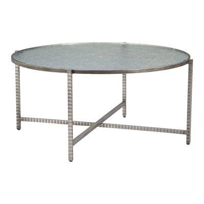 Table basse moderne avec table d'appoint et plateau en verre