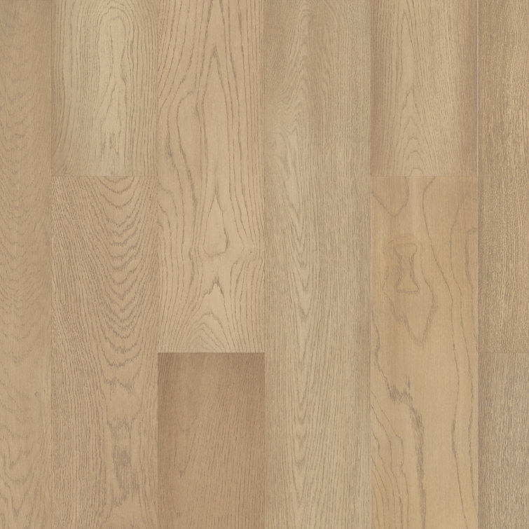 Dainty Oak 5/16-in T x 7.5-in W x Varying Lengths Waterproof Engineered Hardwood Flooring