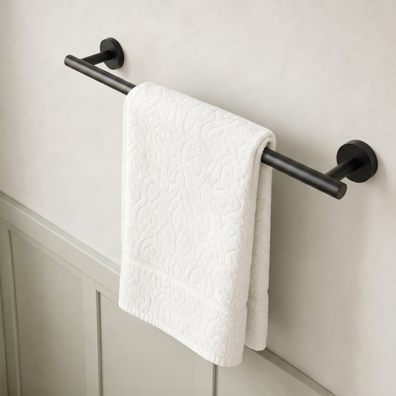 4-Piece Bathroom Hardware Set, Matte Black
