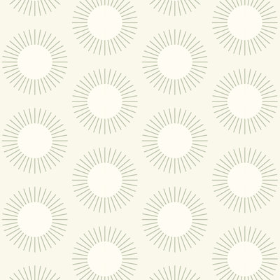 Sunburst - Papier peint en lin
