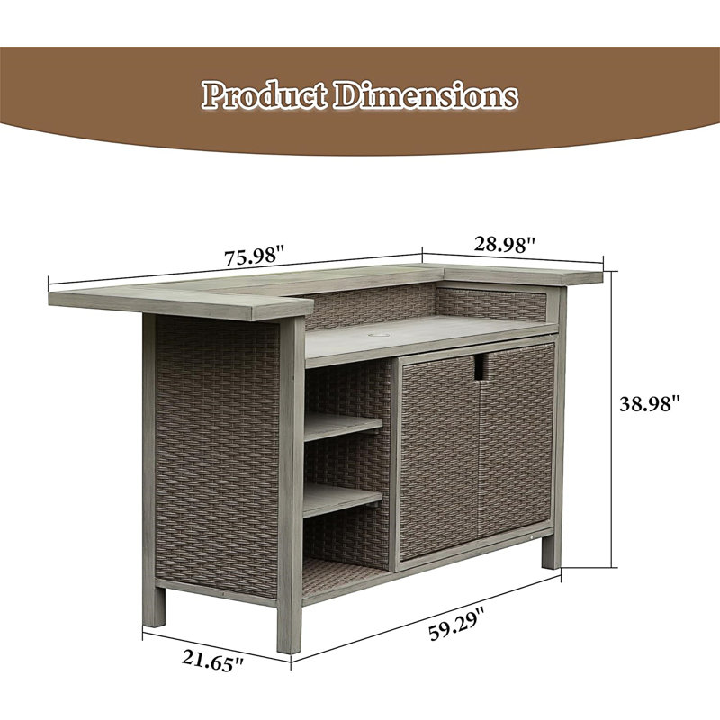 Patio Bar Table