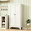 Armoire de cuisine en métal blanc Mikenlee-1486349822