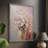 FLORAL Series CCCXLI Framed Print - Solid Wood