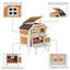 Maison d'extérieur pour chat avec porte Ranier
