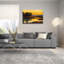 «Yellow Twilight C» par Julia Purinton, art mural en verre acrylique-1446206029