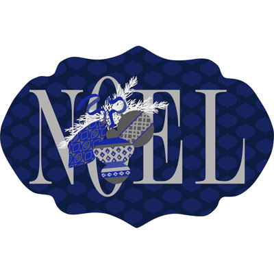 Cobalt Noël - impression sur toile tendue
