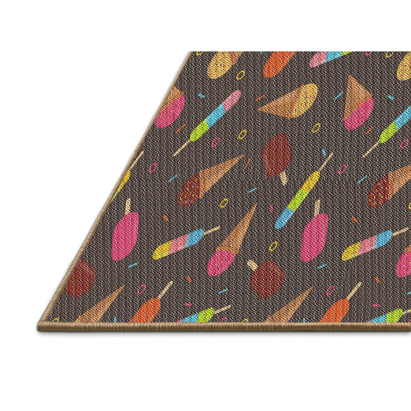 Ikat Indoor Rug, Rectangle 5' x 7'