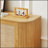 64-Inch Wave Shaped TV Stand, Rounded Corner Sideboard, Storage Cabinet With Rattan Doors For Modern Living
