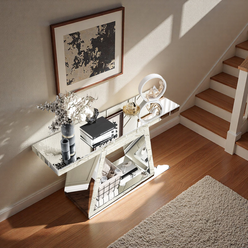 Table d'entrée 55,8 po Modern Luxury Full-Body Mirror