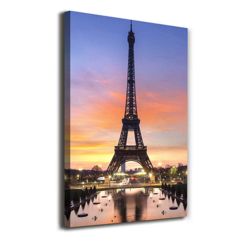 Eiffel Tower Paris - Wrapped Canvas Print