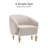 33'' Wide Modern Barrel Accent Chair-264710972