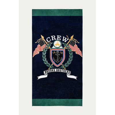 LOGO CREST Turkish Cotton Beach Towel