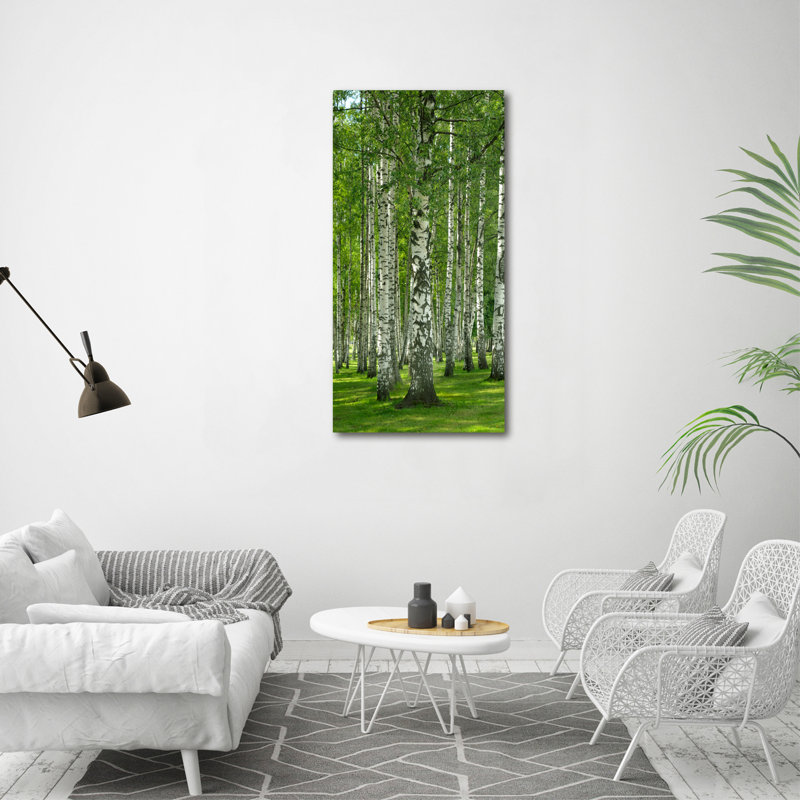 Birch Forest - Wrapped Canvas Print