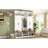 62.2''W Entryway Hall Tree with Bench, 3 Top Cubbies & Bottom Storage Space-129389679